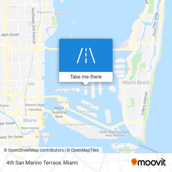 4th San Marino Terrace map