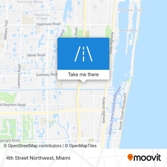 Mapa de 4th Street Northwest