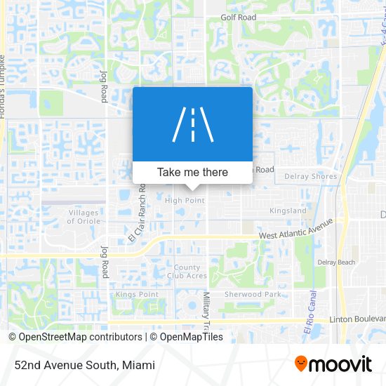 Mapa de 52nd Avenue South