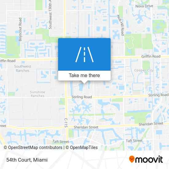 54th Court map