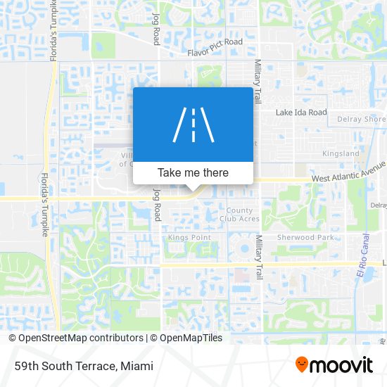 59th South Terrace map