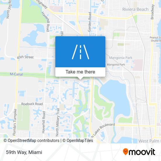Mapa de 59th Way