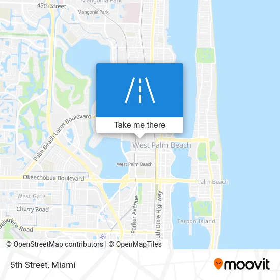 5th Street map