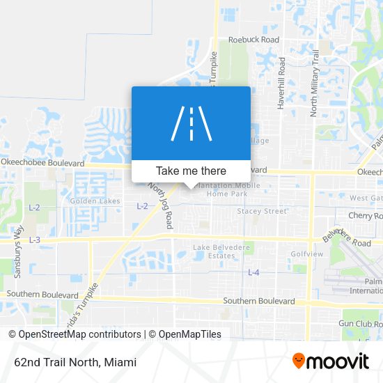 62nd Trail North map