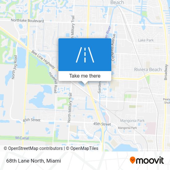 Mapa de 68th Lane North