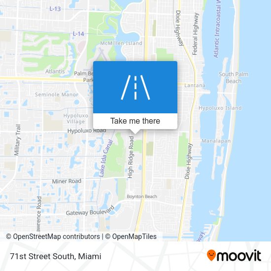 71st Street South map