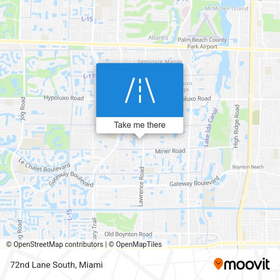 Mapa de 72nd Lane South