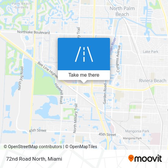 Mapa de 72nd Road North