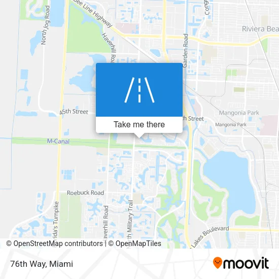 76th Way map