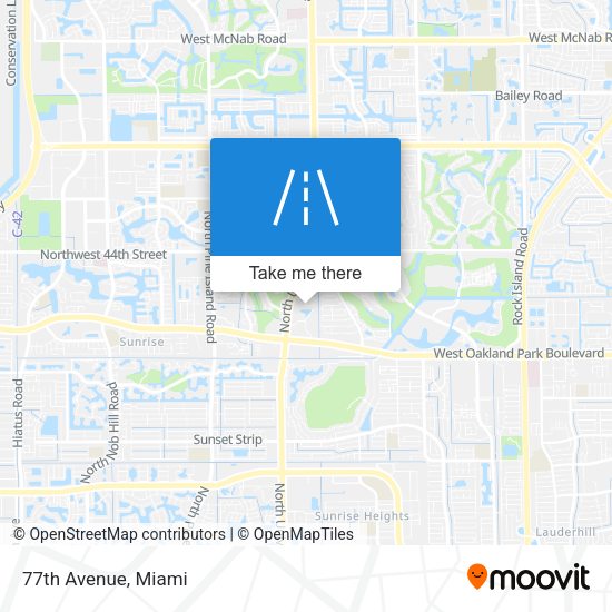 Mapa de 77th Avenue