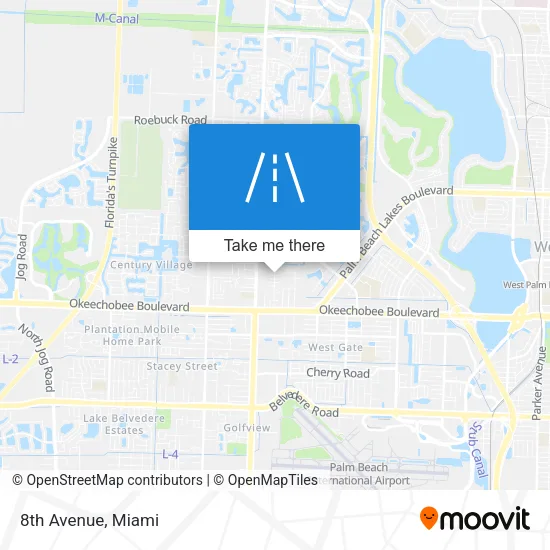 8th Avenue map
