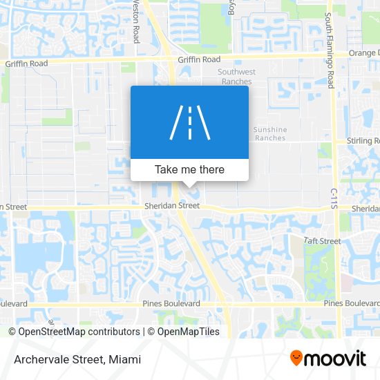 Mapa de Archervale Street