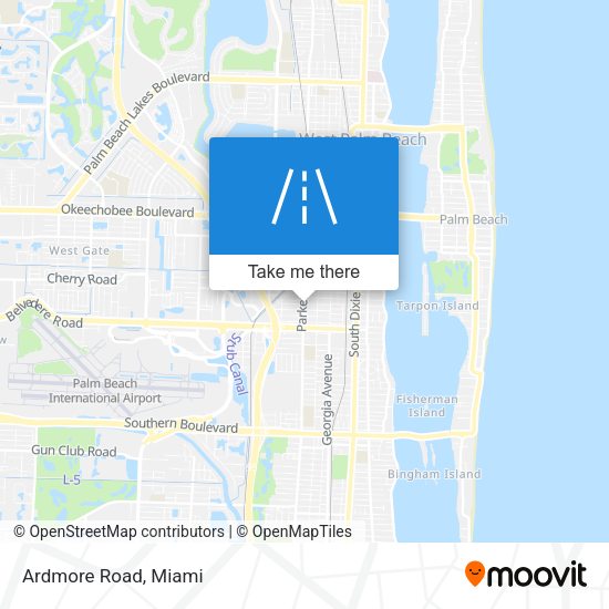 Mapa de Ardmore Road