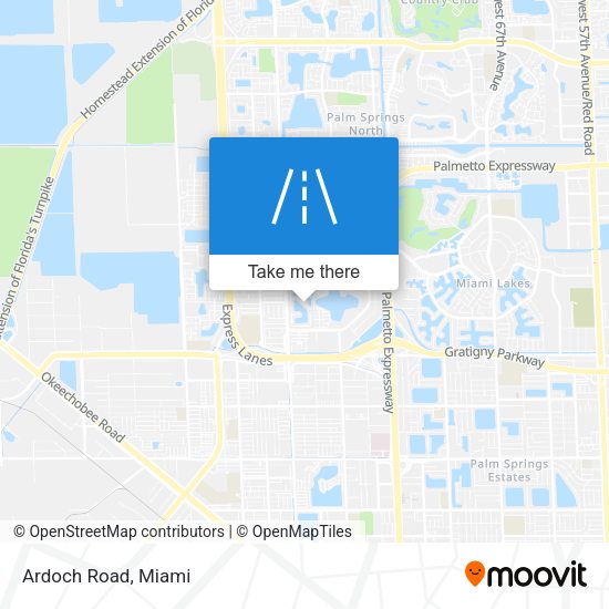 Mapa de Ardoch Road