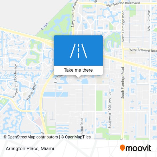 Mapa de Arlington Place