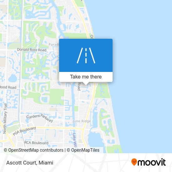 Mapa de Ascott Court