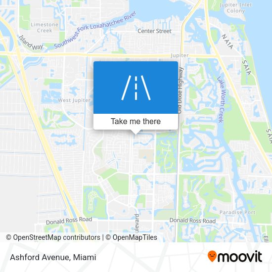 Mapa de Ashford Avenue