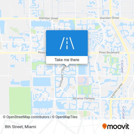 Mapa de 8th Street