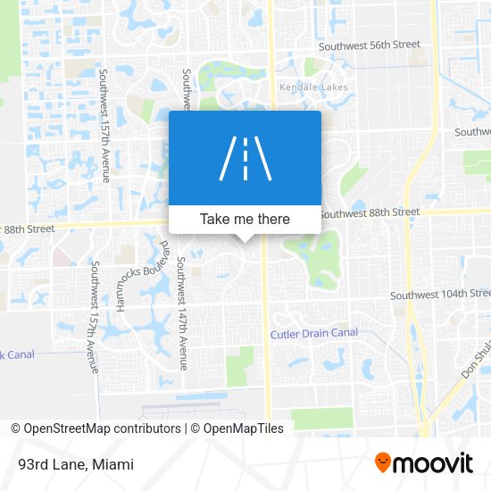 Mapa de 93rd Lane