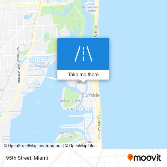 95th Street map