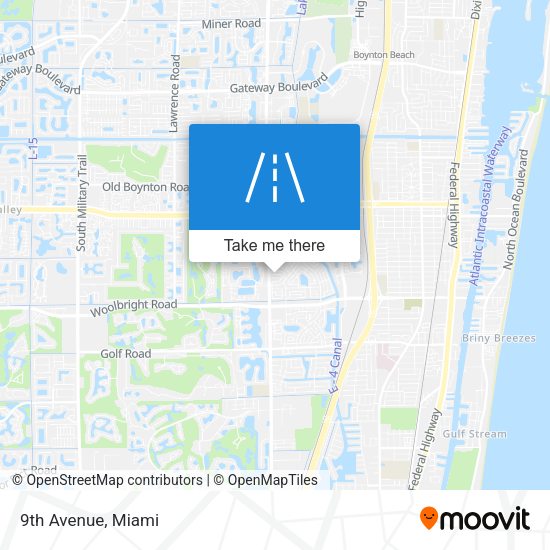 Mapa de 9th Avenue