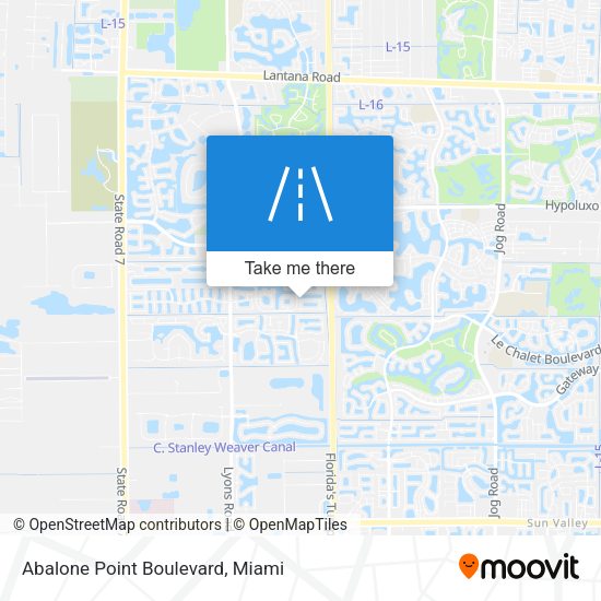 Mapa de Abalone Point Boulevard