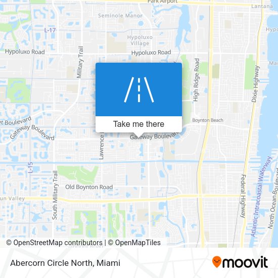 Mapa de Abercorn Circle North