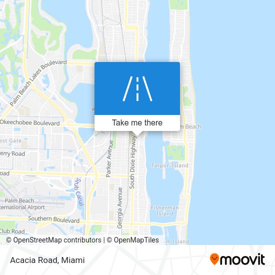 Mapa de Acacia Road