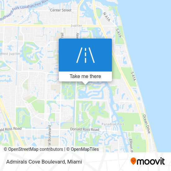 Admirals Cove Boulevard map