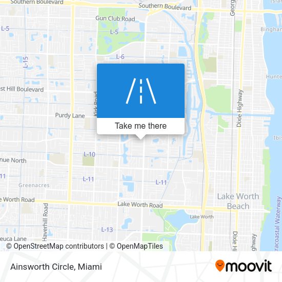 Mapa de Ainsworth Circle