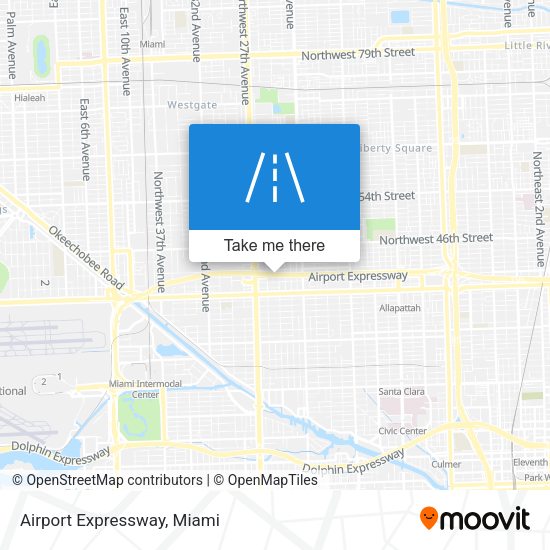 Mapa de Airport Expressway