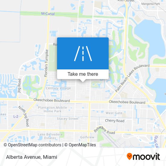Mapa de Alberta Avenue