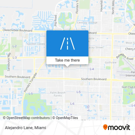 Alejandro Lane map
