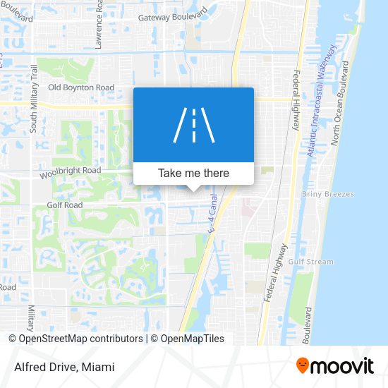 Mapa de Alfred Drive