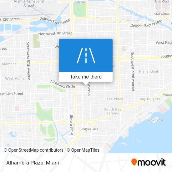Mapa de Alhambra Plaza