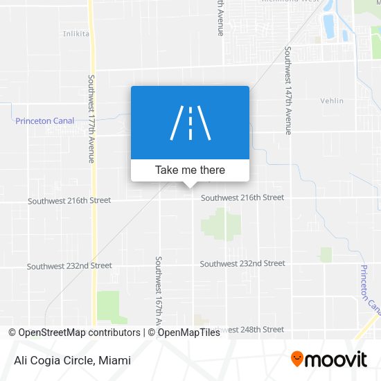 Mapa de Ali Cogia Circle