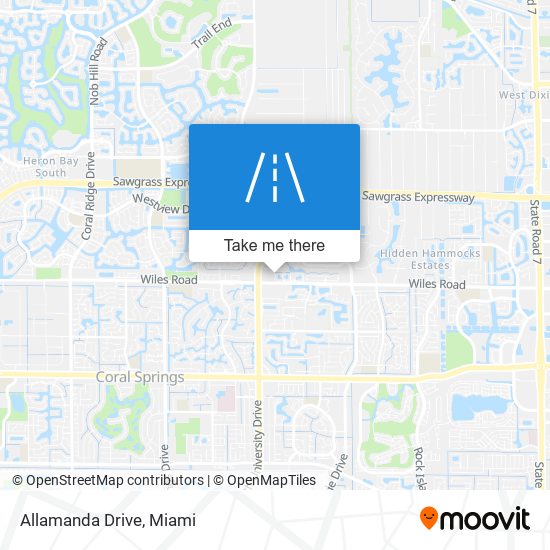 Allamanda Drive map