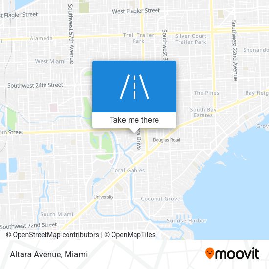 Mapa de Altara Avenue