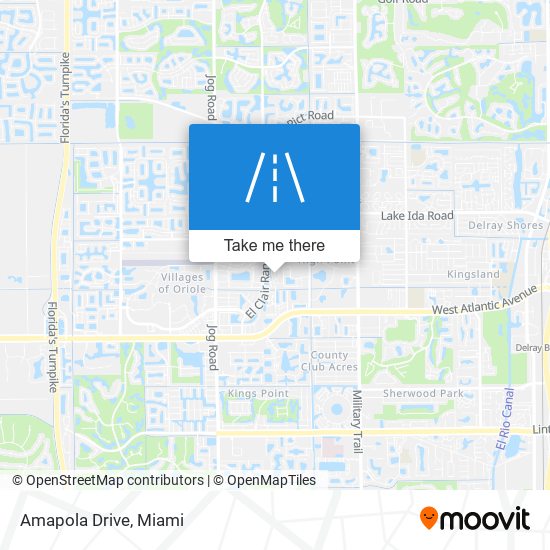 Amapola Drive map