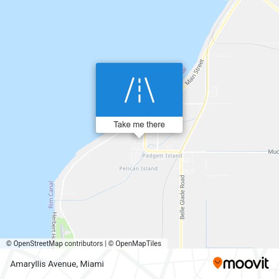 Mapa de Amaryllis Avenue
