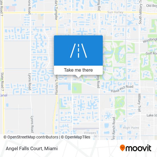 Angel Falls Court map