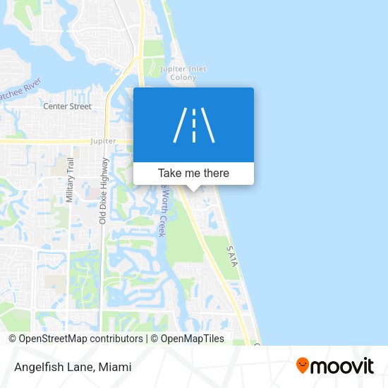 Mapa de Angelfish Lane
