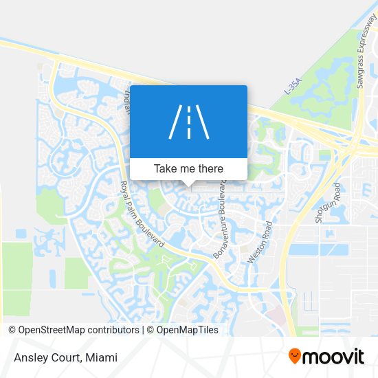 Mapa de Ansley Court