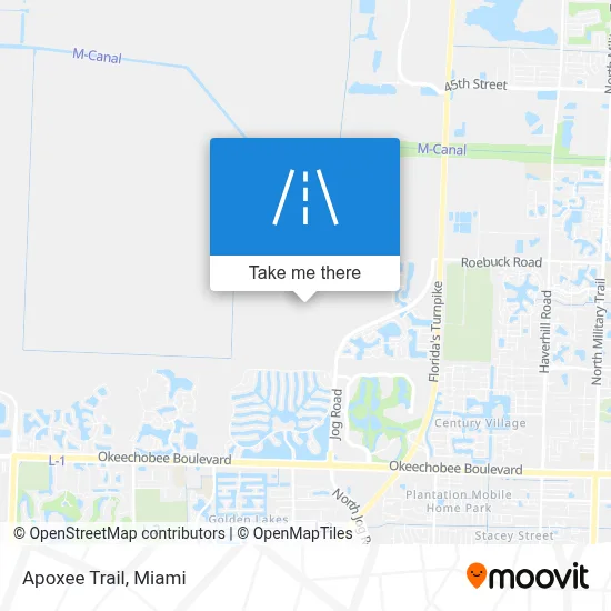 Apoxee Trail map
