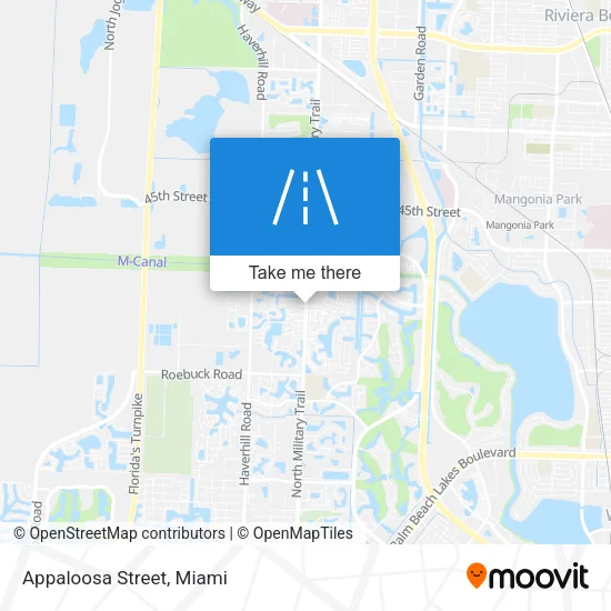 Appaloosa Street map