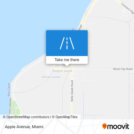 Mapa de Apple Avenue
