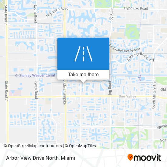 Mapa de Arbor View Drive North