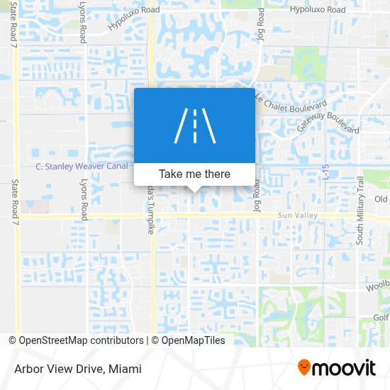Arbor View Drive map
