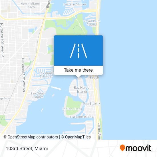 Mapa de 103rd Street