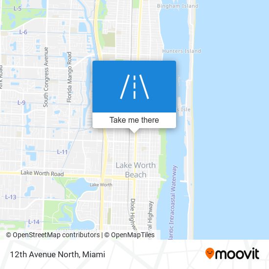 12th Avenue North map